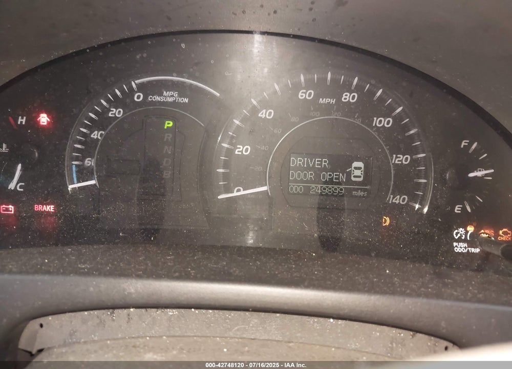 2009 TOYOTA CAMRY HYBRID VIN: 4T1BB46K89U109455