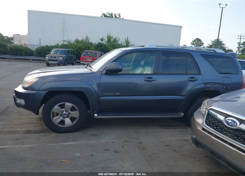 2004 TOYOTA 4RUNNER LIMITED V8 VIN: JTEBT17R040040915
