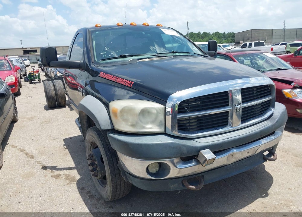 2008 DODGE RAM 5500 HD CHASSIS ST/SLT VIN: 3D6WC76A08G248843