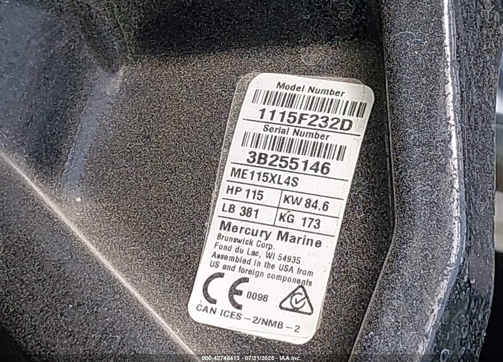 2022 CRESTLINER OTHER VIN: CRCFW036F222