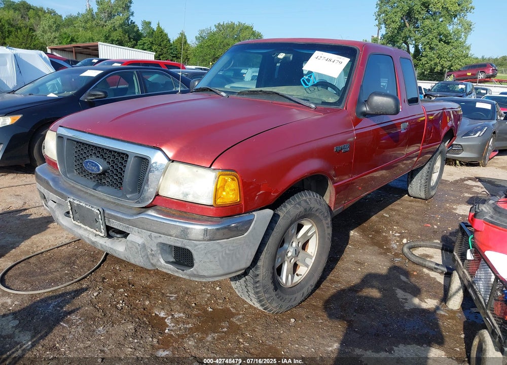 2004 FORD RANGER XLT VIN: 1FTYR15EX4PA67673