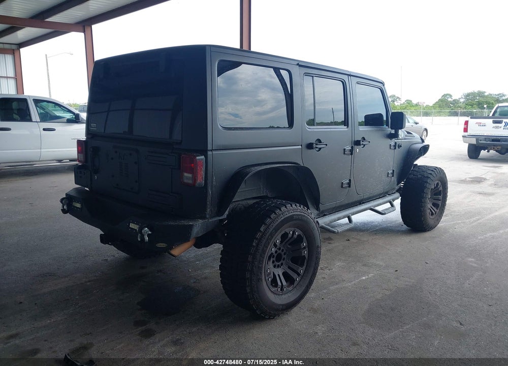 2012 JEEP WRANGLER UNLIMITED VIN: 1C4BJWDGXCL154296