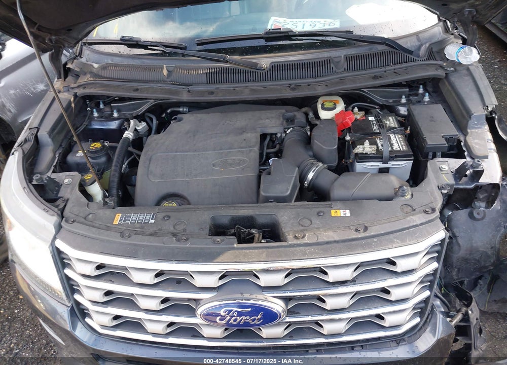 2017 FORD EXPLORER VIN: 1FM5K8D88HGA26228