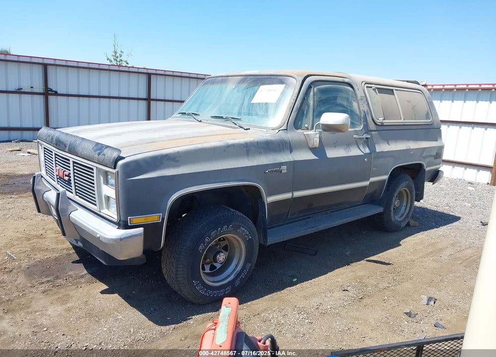1987 GMC JIMMY V15 VIN: 1GKEV18K6HF515309