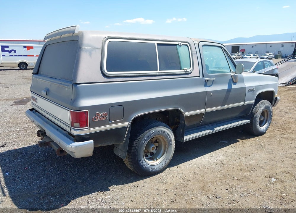 1987 GMC JIMMY V15 VIN: 1GKEV18K6HF515309