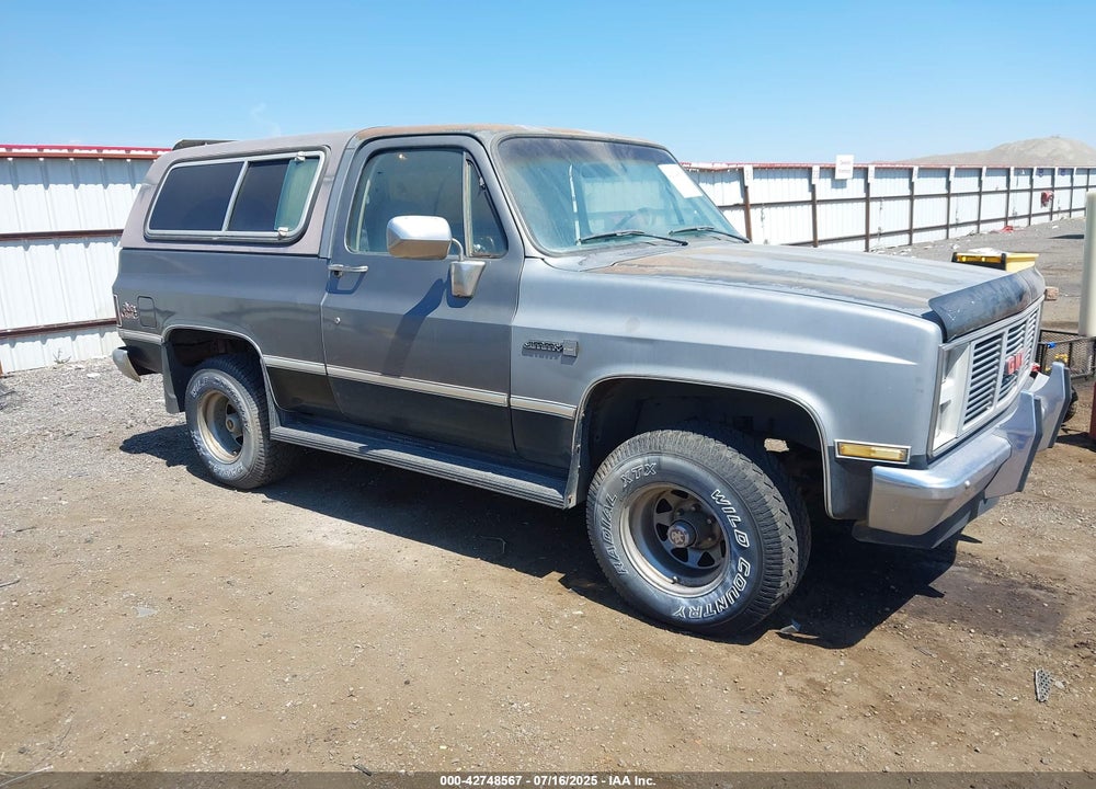 1987 GMC JIMMY V15 VIN: 1GKEV18K6HF515309