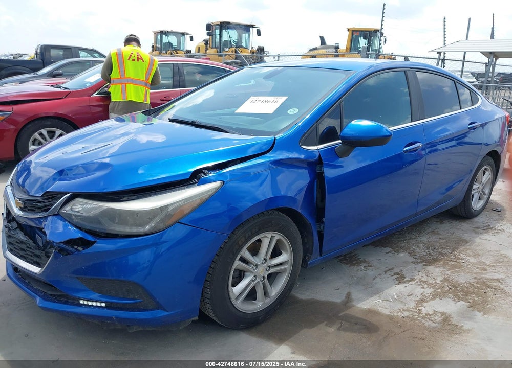 2016 CHEVROLET CRUZE LT AUTO VIN: 1G1BE5SM9G7269308