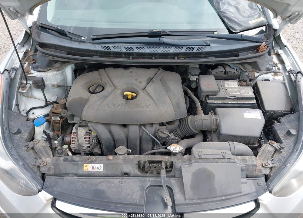 2012 HYUNDAI ELANTRA VIN: KMHDH4AE9CU240958