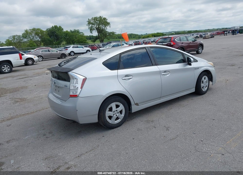 2011 TOYOTA PRIUS THREE VIN: JTDKN3DU5B0262236