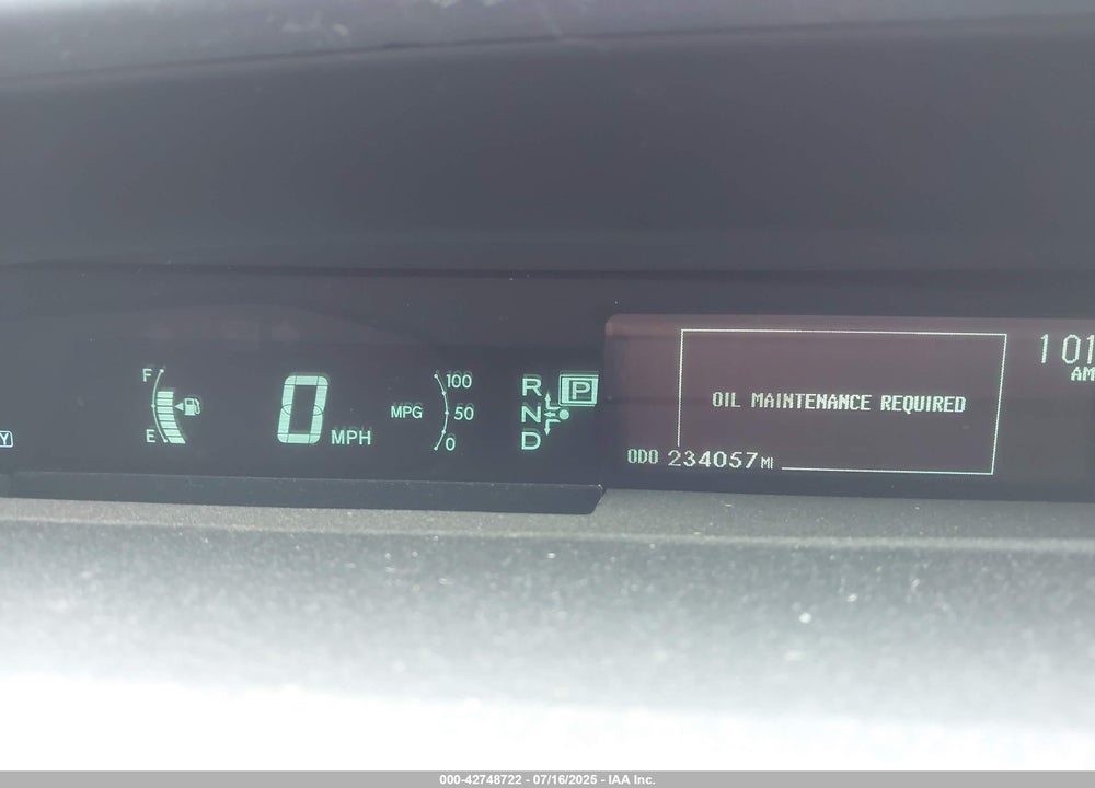 2011 TOYOTA PRIUS THREE VIN: JTDKN3DU5B0262236