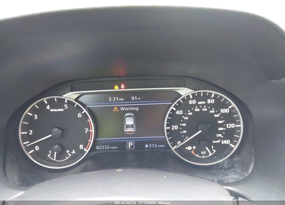 2019 NISSAN ALTIMA 2.5 SV VIN: 1N4BL4DV8KC103445