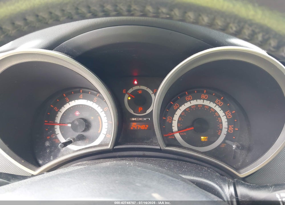 2012 SCION TC VIN: JTKJF5C72C3044604