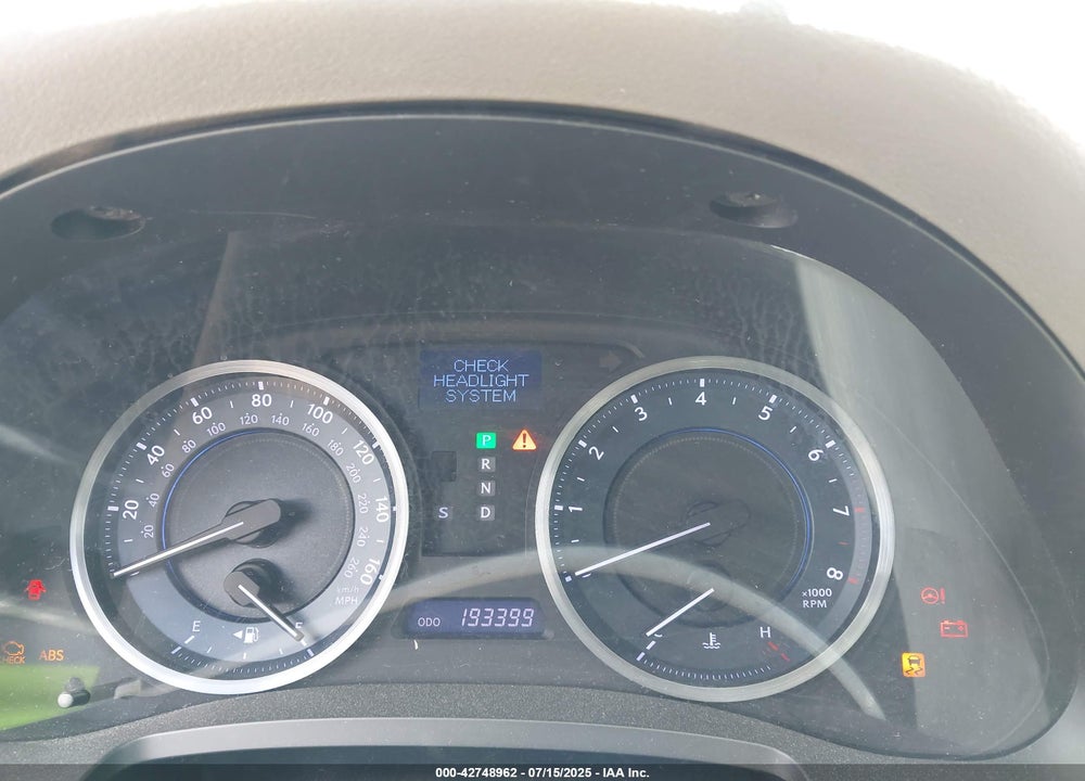 2011 LEXUS IS 250 VIN: JTHBF5C23B5150514