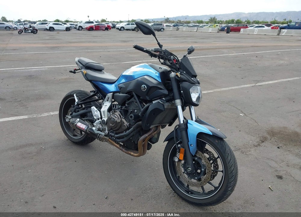 2017 YAMAHA FZ07 VIN: JYARM06Y2HA003668