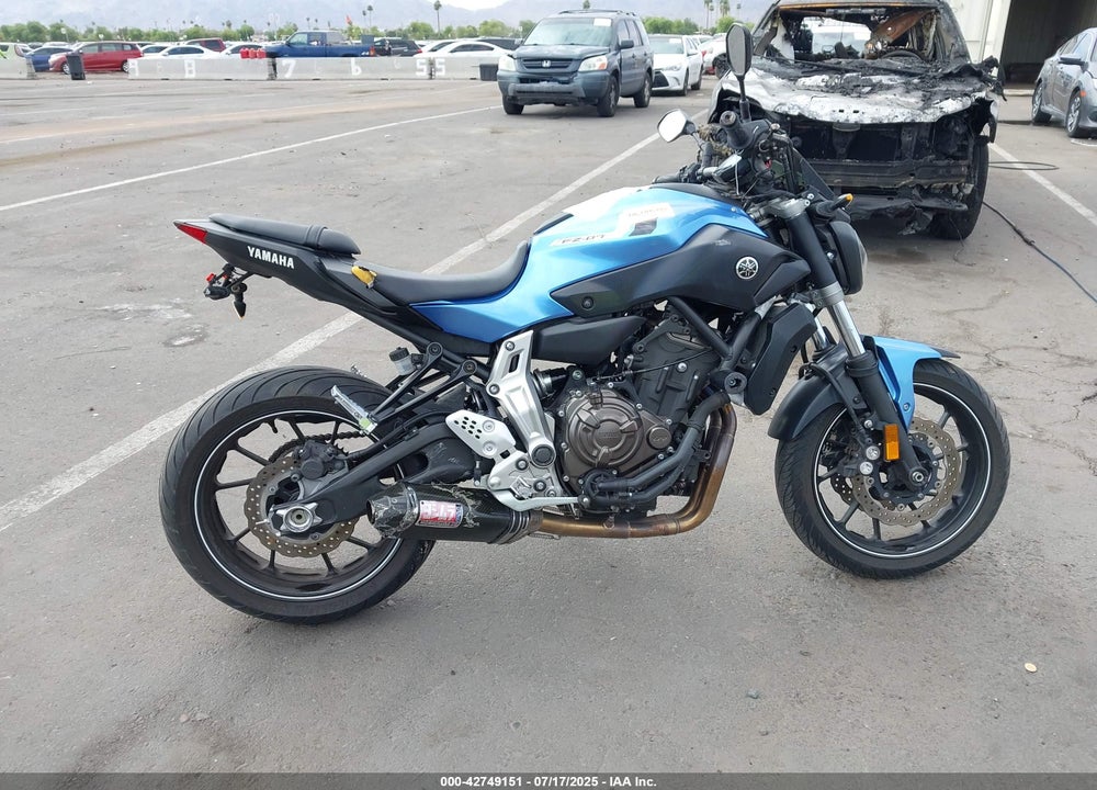 2017 YAMAHA FZ07 VIN: JYARM06Y2HA003668