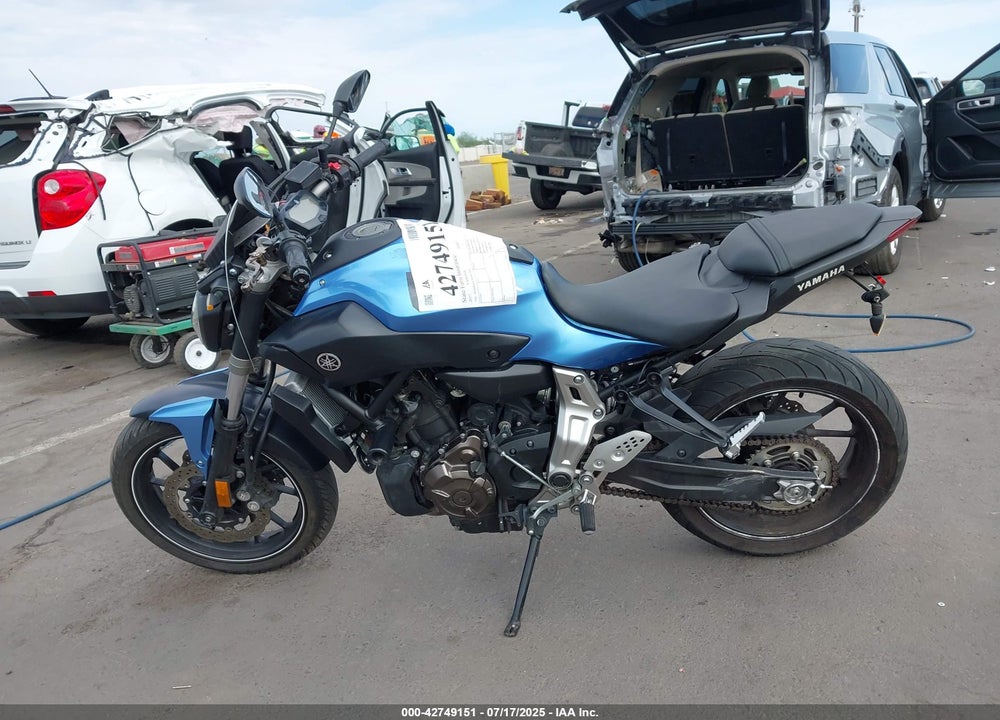 2017 YAMAHA FZ07 VIN: JYARM06Y2HA003668