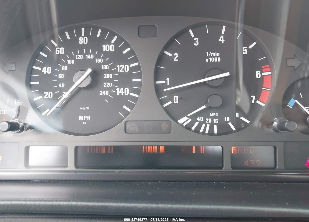 2001 BMW 740IA VIN: WBAGG834X1DN87354