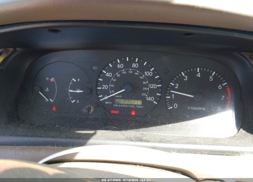1999 TOYOTA CAMRY LE V6 VIN: 4T1BF22K5XU932131