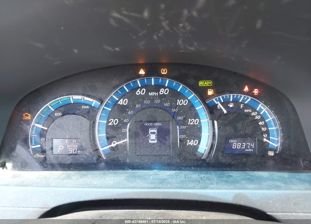 2013 TOYOTA CAMRY HYBRID VIN: 4T1BD1FK1DU065025