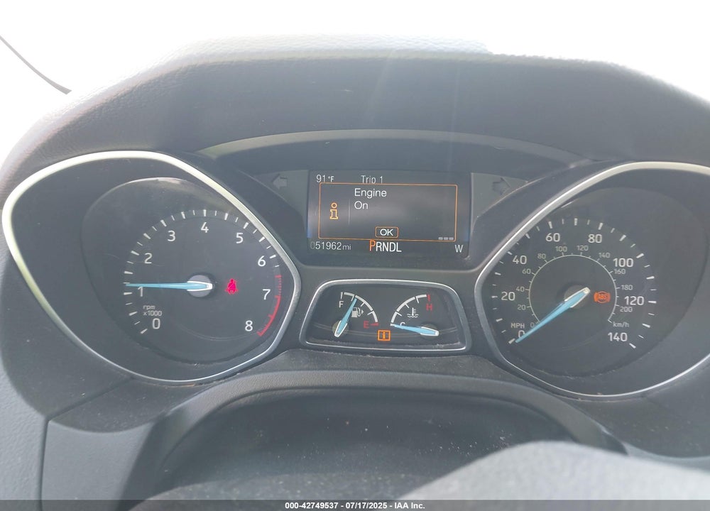2017 FORD FOCUS VIN: 1FADP3K27HL286085