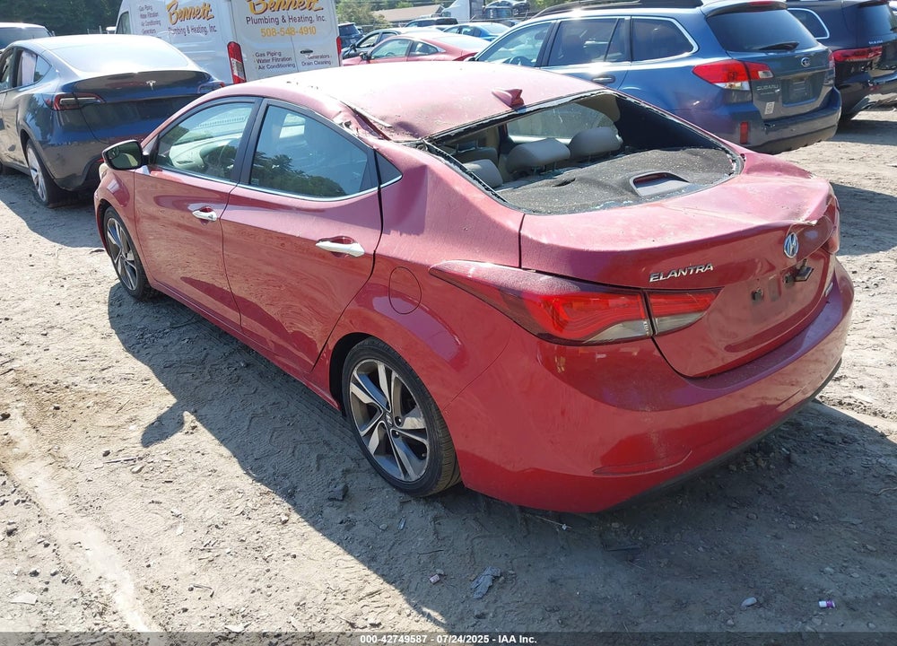 2014 HYUNDAI ELANTRA VIN: KMHDH4AE0EU033393