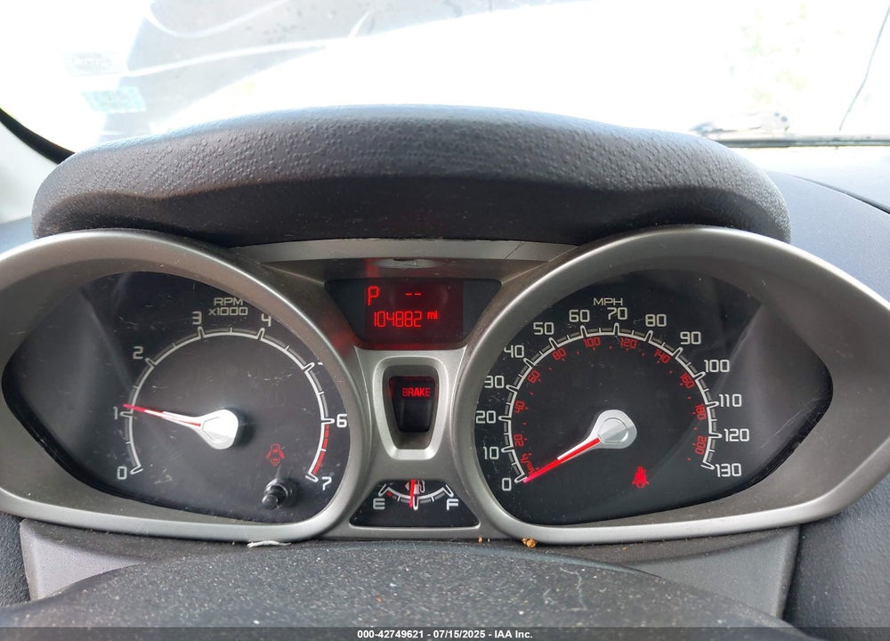 2012 FORD FIESTA VIN: 3FADP4EJ5CM157956