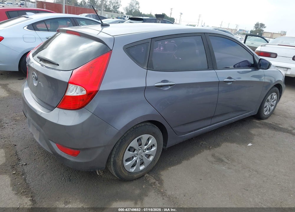 2017 HYUNDAI ACCENT SE VIN: KMHCT5AE6HU342533