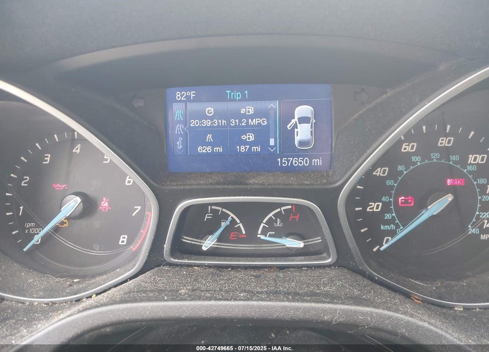 2014 FORD FOCUS VIN: 1FADP3F24EL243863