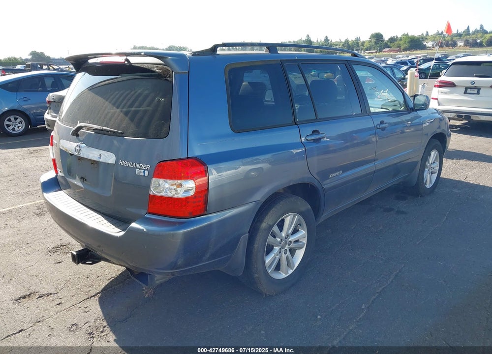2006 TOYOTA HIGHLANDER HYBRID VIN: JTEEW21A360028600