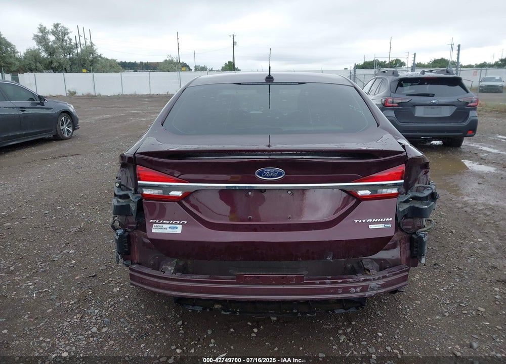 2017 FORD FUSION TITANIUM VIN: 3FA6P0D95HR351180
