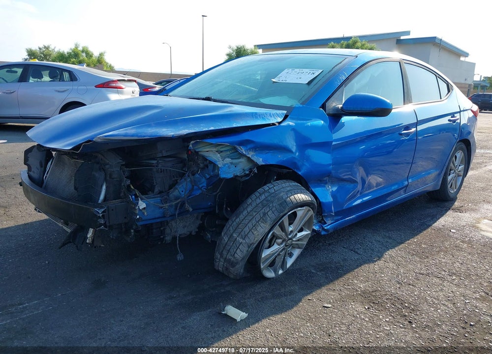 2017 HYUNDAI ELANTRA VIN: KMHD84LF9HU282284