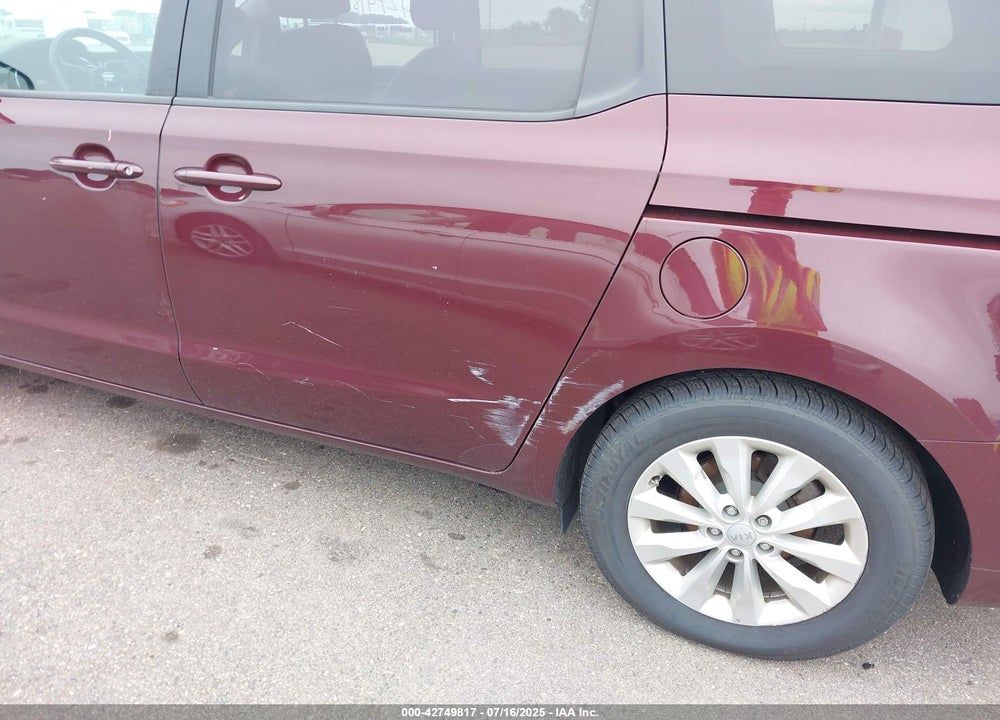 2015 KIA SEDONA EX VIN: KNDMC5C19F6057412