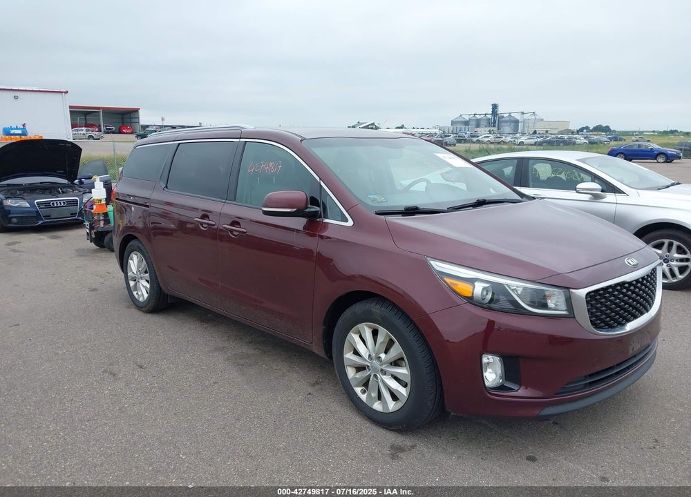 2015 KIA SEDONA EX VIN: KNDMC5C19F6057412