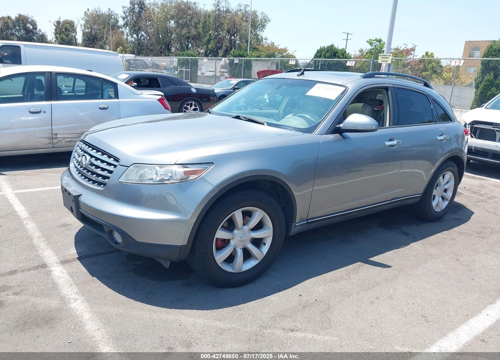 2005 INFINITI FX35 VIN: JNRAS08W85X213574