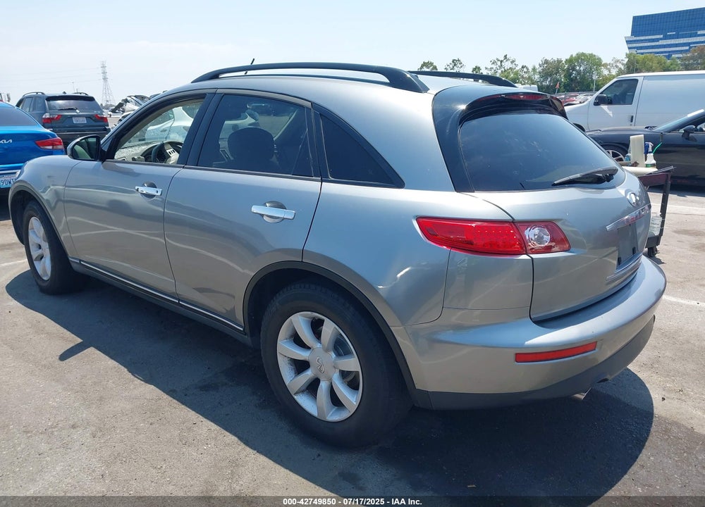 2005 INFINITI FX35 VIN: JNRAS08W85X213574