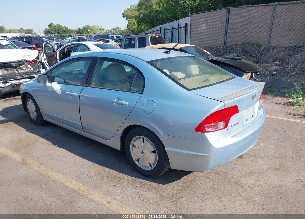 2007 HONDA CIVIC HYBRID VIN: JHMFA36207S004953