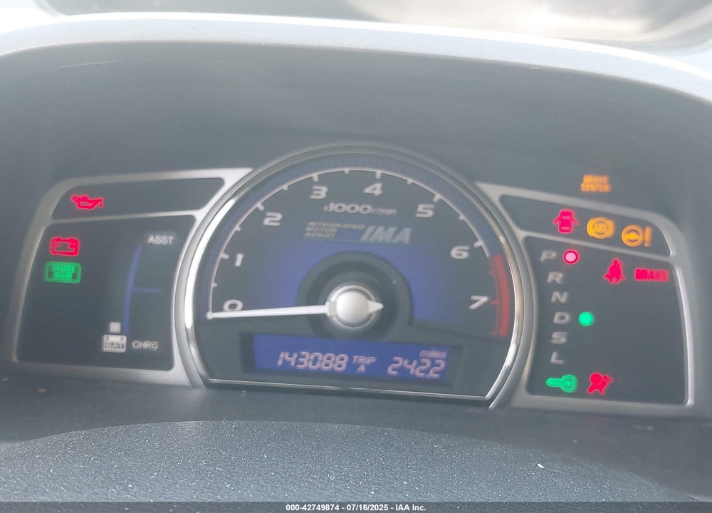 2007 HONDA CIVIC HYBRID VIN: JHMFA36207S004953