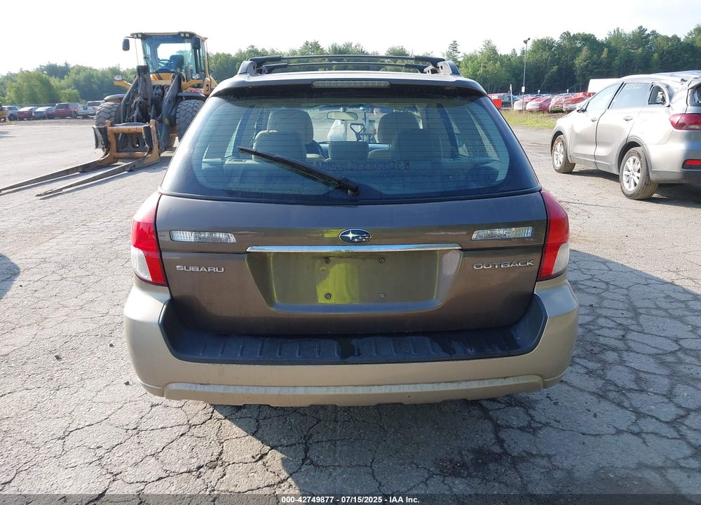 2008 SUBARU OUTBACK VIN: 4S4BP60C487310412
