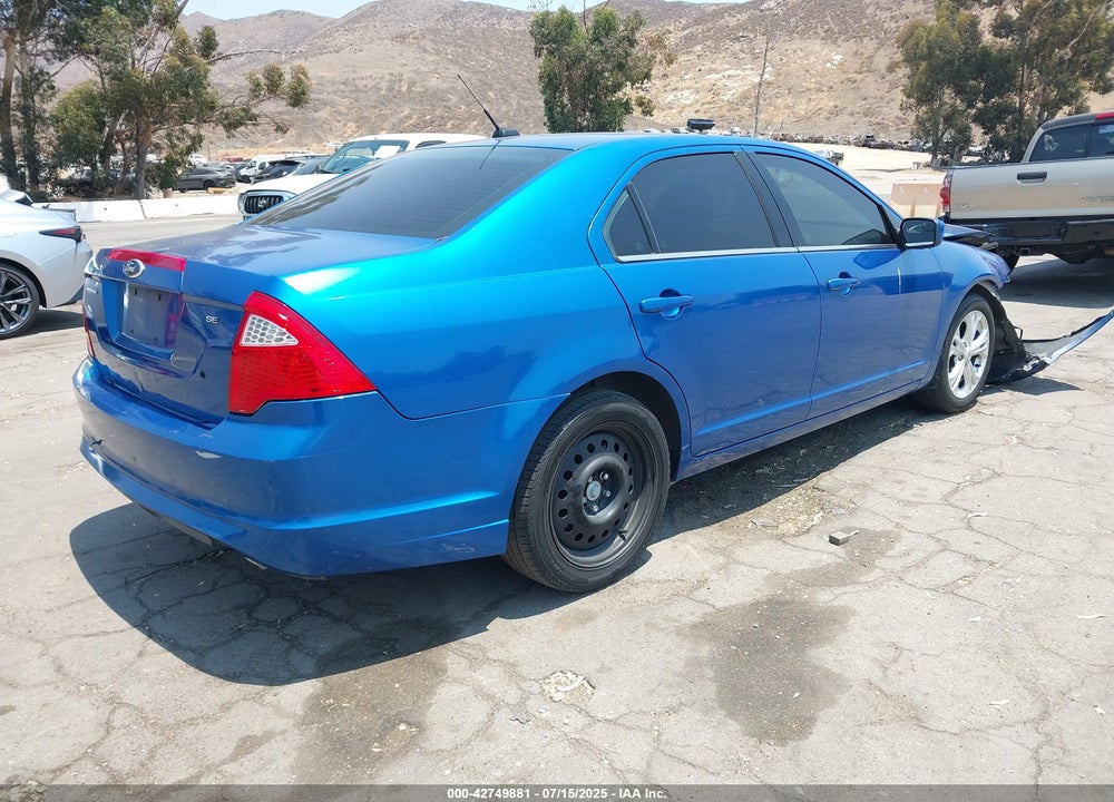 2012 FORD FUSION VIN: 3FAHP0HA7CR284720