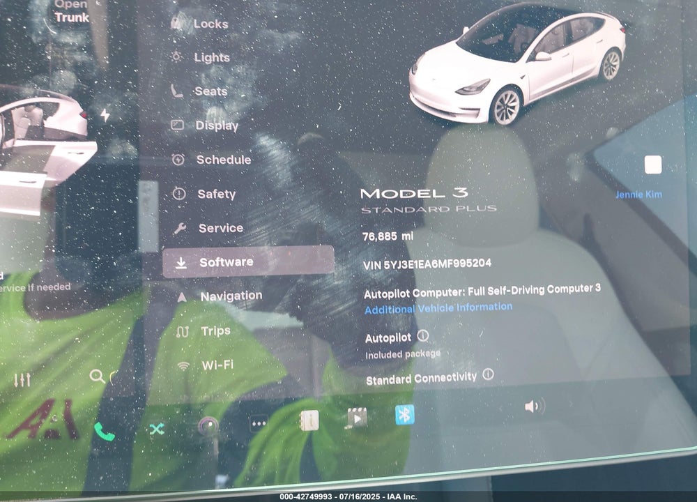2021 TESLA MODEL 3 VIN: 5YJ3E1EA6MF995204