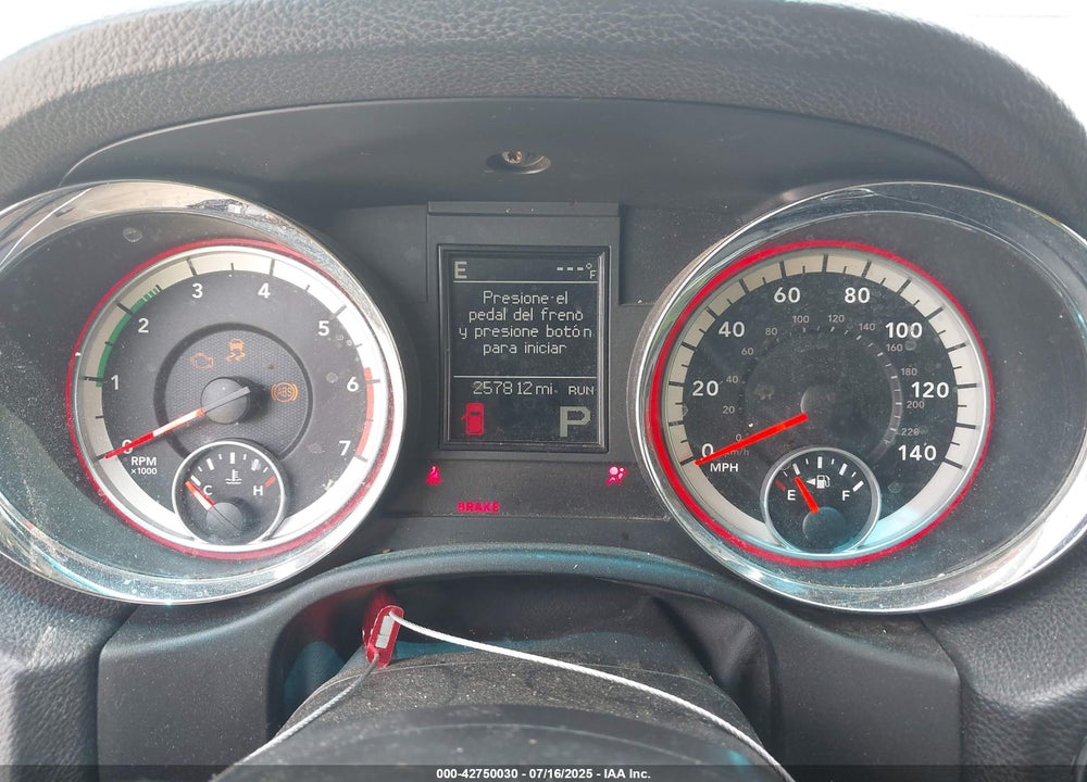 2013 DODGE DURANGO VIN: 1C4SDHET8DC687571