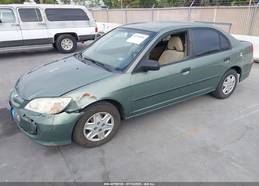 2004 HONDA CIVIC VP VIN: 2HGES163X4H554284