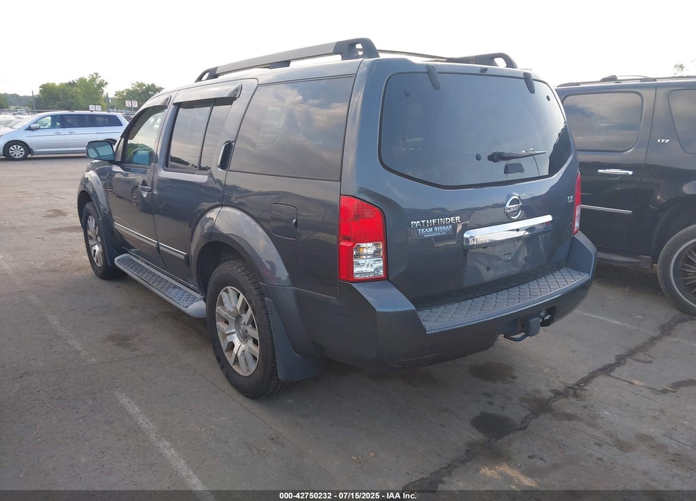 2011 NISSAN PATHFINDER LE VIN: 5N1AR1NB3BC616105