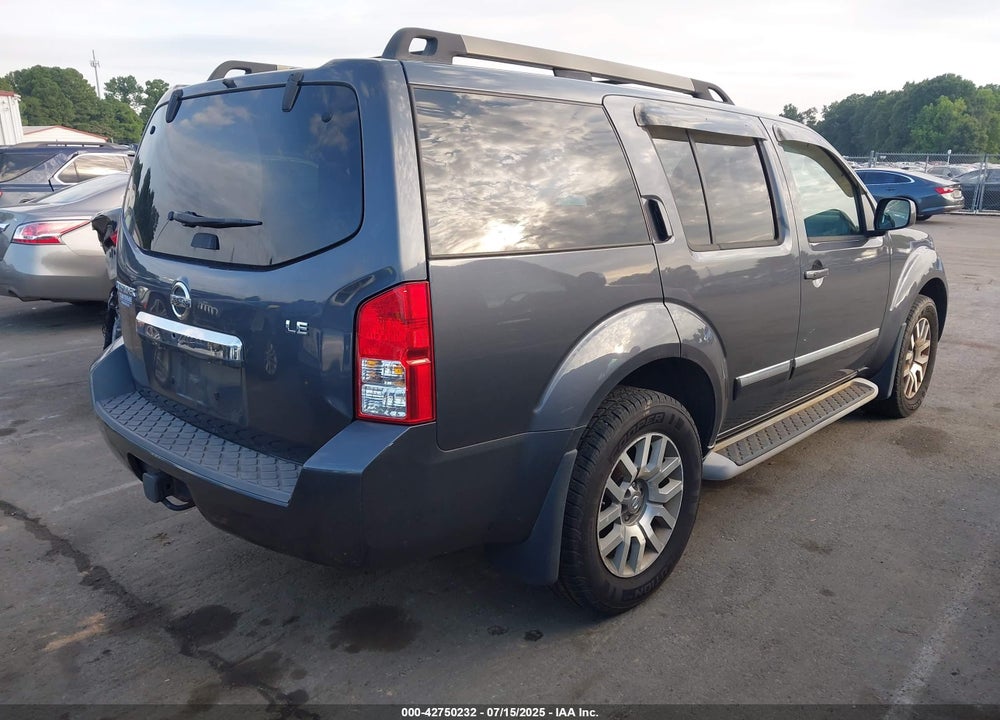 2011 NISSAN PATHFINDER LE VIN: 5N1AR1NB3BC616105