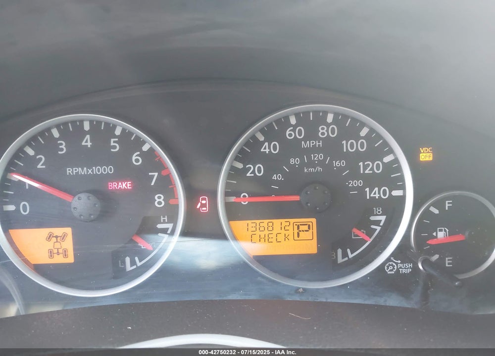2011 NISSAN PATHFINDER LE VIN: 5N1AR1NB3BC616105