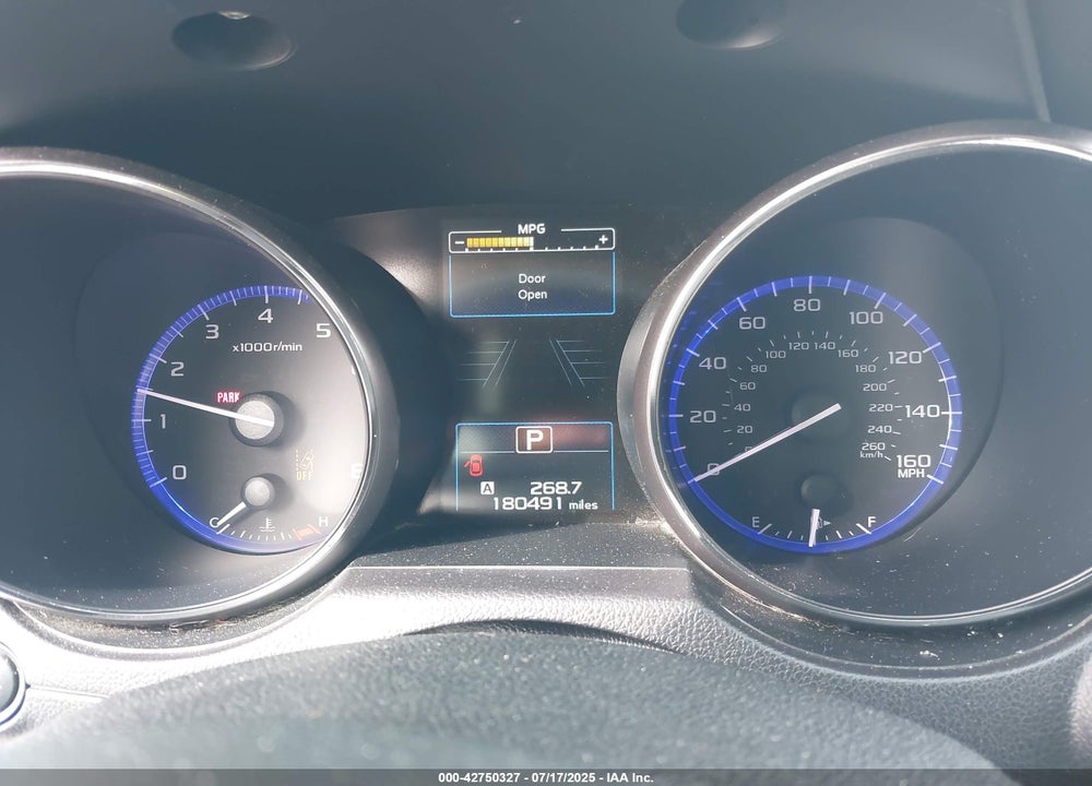2017 SUBARU OUTBACK VIN: 4S4BSETC4H3222195