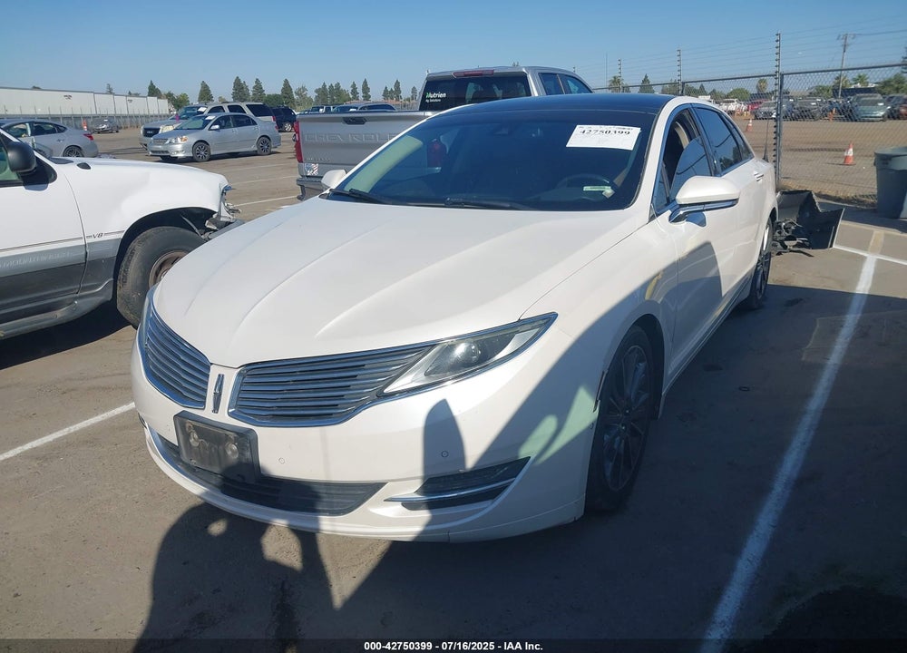 2014 LINCOLN MKZ VIN: 3LN6L2G98ER803773