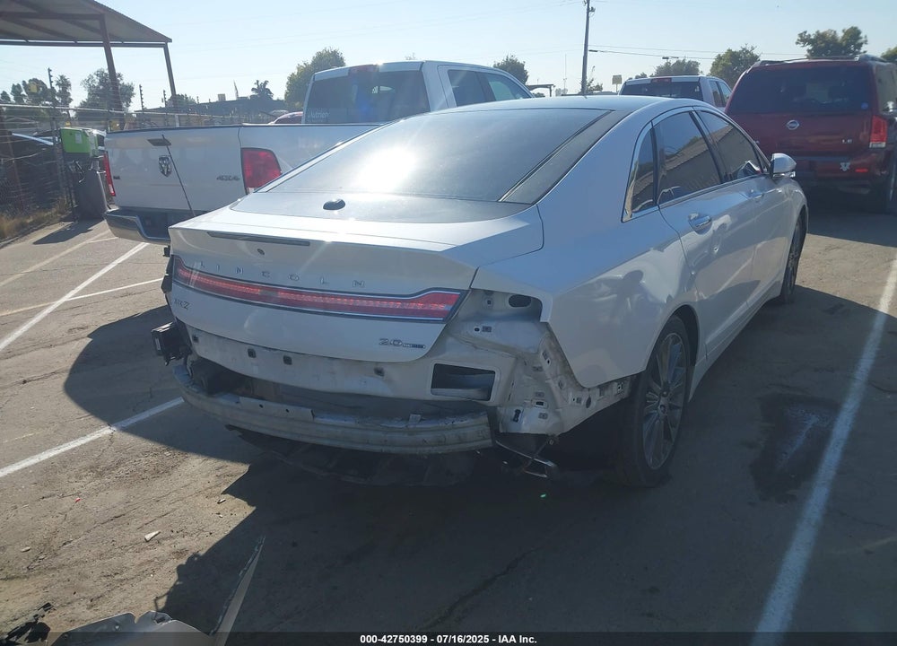 2014 LINCOLN MKZ VIN: 3LN6L2G98ER803773