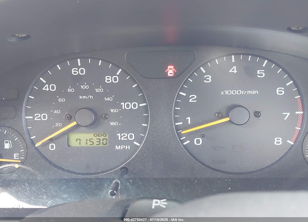 1998 SUBARU FORESTER L VIN: JF1SF6355WH769904