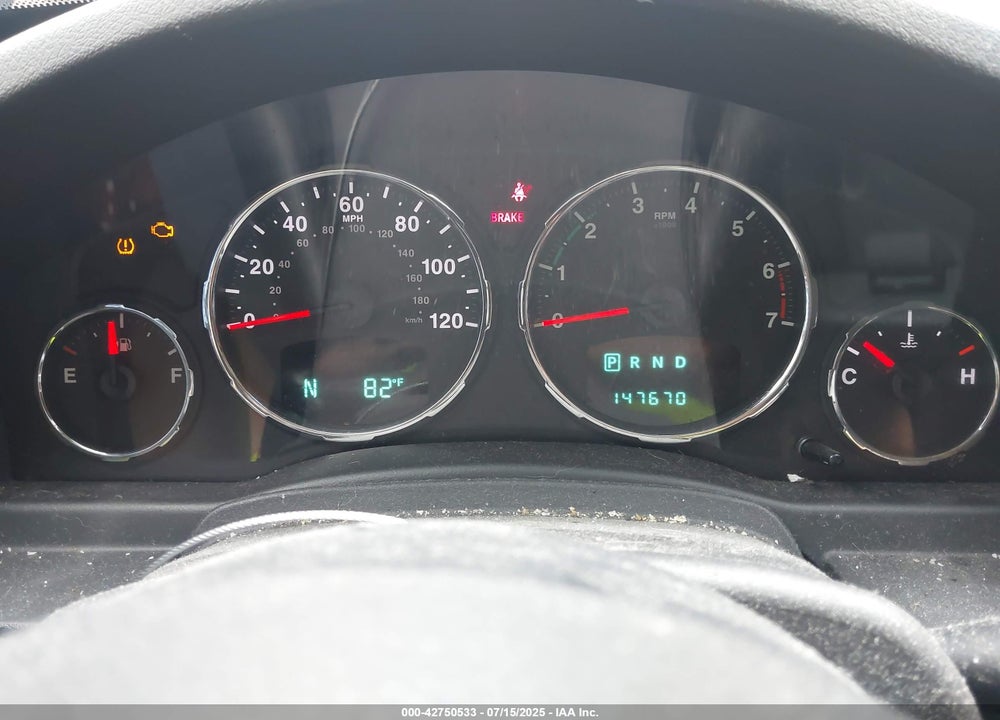 2012 JEEP LIBERTY VIN: 1C4PJMAK8CW162821